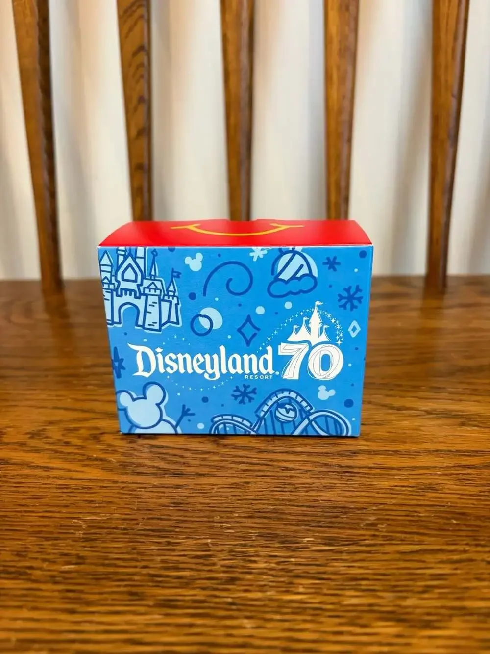 McDonald's Disney Disneyland Resort 70th Anniversary Happy Meal Box